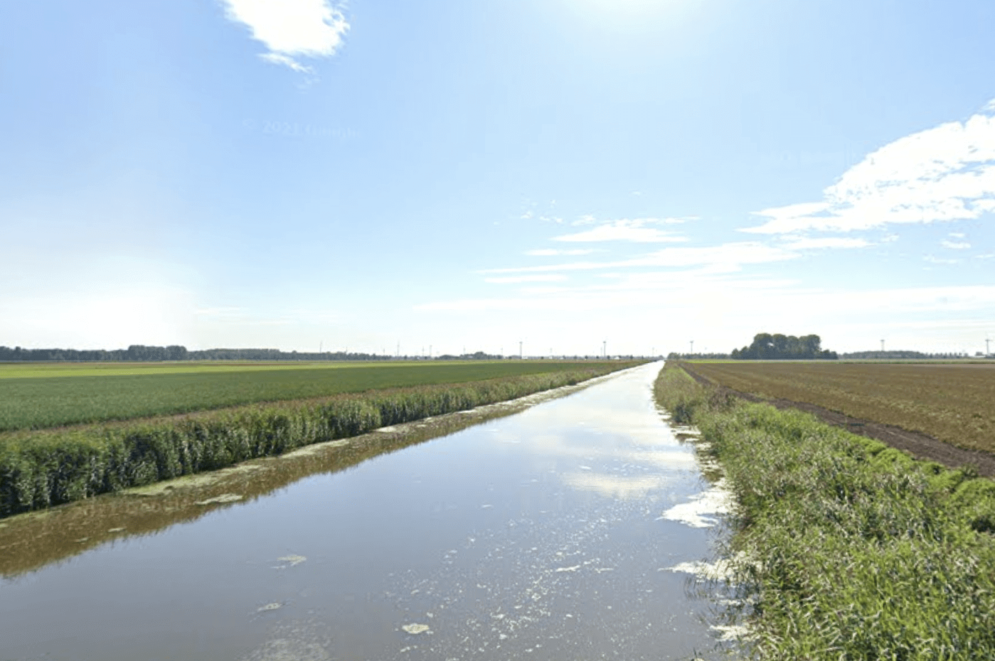 de Lage Vaart in Swifterbant