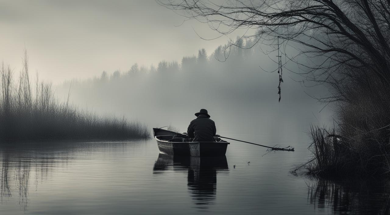 Snoekvissen in de mist