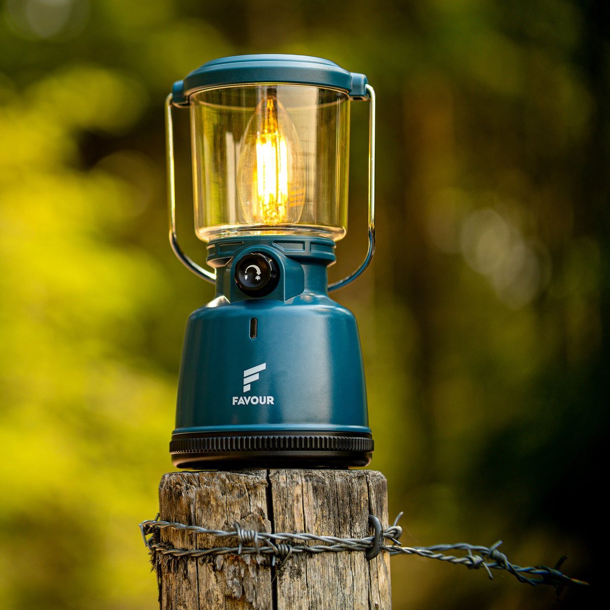 camping lamp oplaadbaar L0818 Retro, 320 lumen